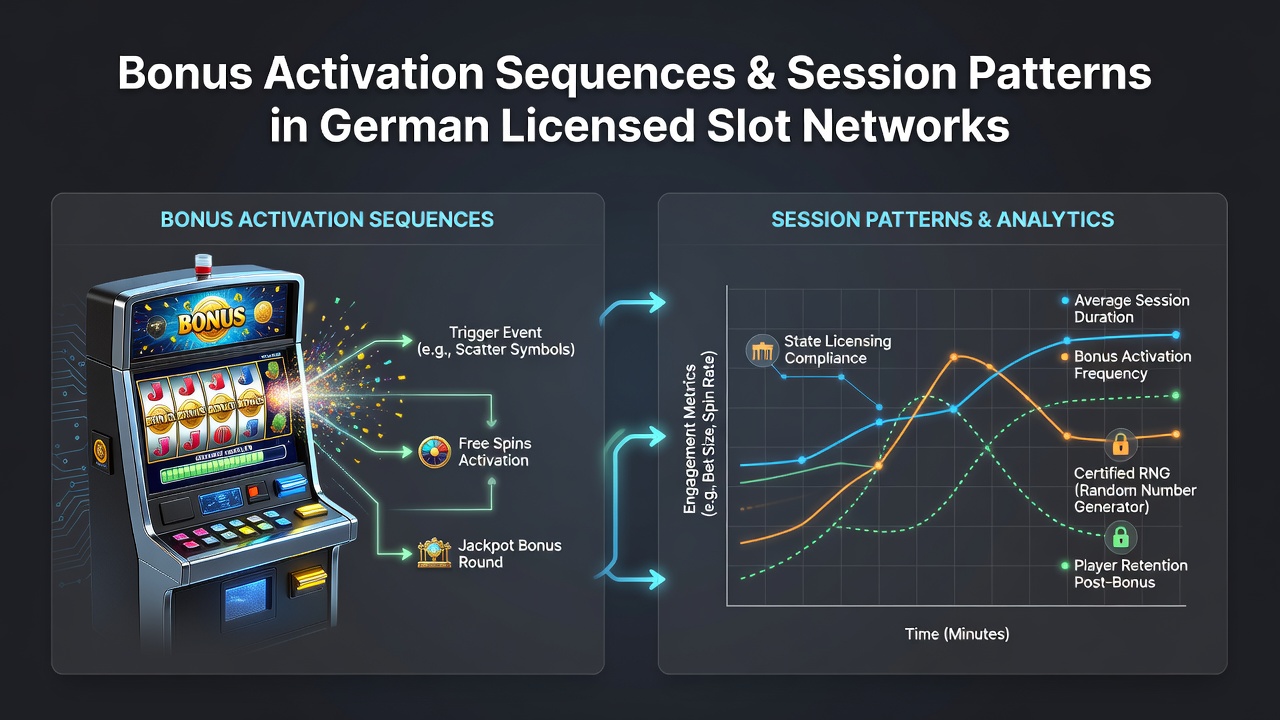 Darstellung von Sitzungspatterns und Bonussequenzen mit Fokus auf mobile und stationäre Nutzung in deutschen lizenzierten Netzwerken