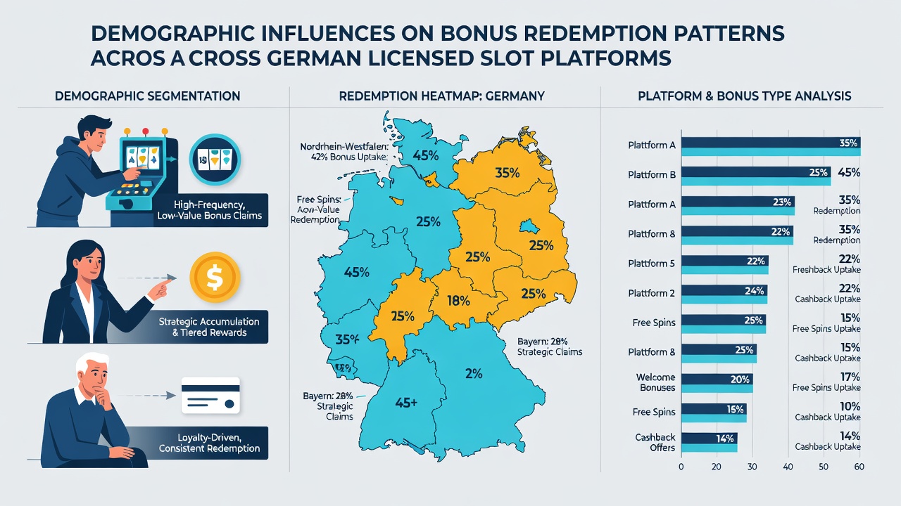 Grafische Darstellung von Bonus-Einlösungsmustern nach Einkommensgruppen und Geschlecht auf deutschen Slot-Plattformen
